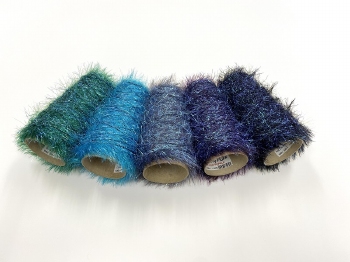 dragonfly fluff  color 5 azuli bleu green purples