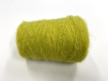 dirty mama mohair  200gram color bright yellow green