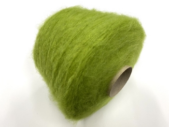 dirty mama mohair  +-1 kilo color flashy grass green