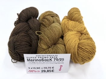 MerinoSock75/25 SUPER PROMO DEAL -50% COLOR 8