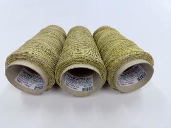 lino flandrica FAT LACE tricot special color jaune paille