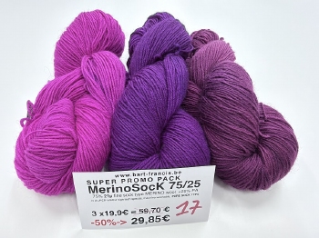 MerinoSock75/25 SUPER PROMO DEAL -50% COLOR 17