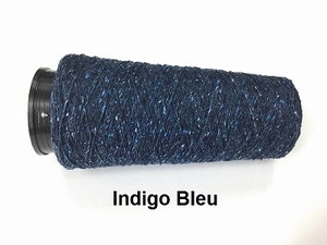 Bourette de Luxe zijde 20 Nm Indigo Bleu