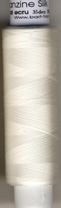Organza  soie 35 Den cuit  naturel Ecru