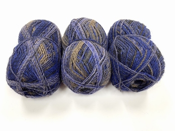 Easy Wool color fading color lapis lazuli bleu