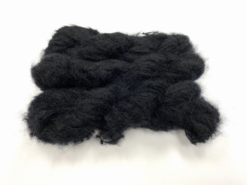Scottish highland mohair color deep black