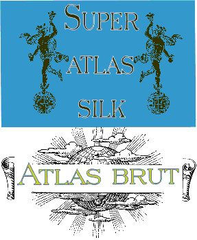Atlas Soie 6 brins   Nm    (du papillon Atlas)