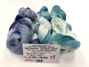 merinosoft super lace  promo 2+1free   = - 33%