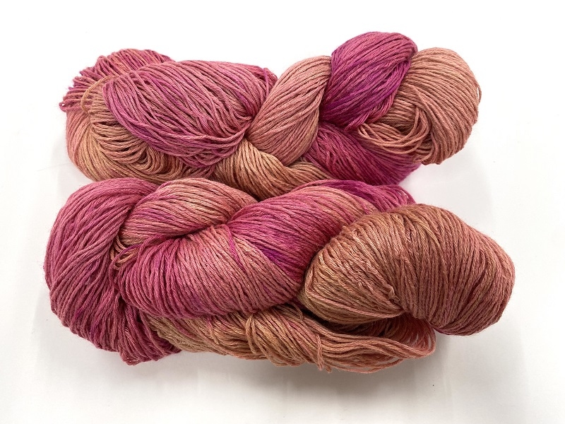 6/24 wild eri silk 100% origine Japan  color flowerpower