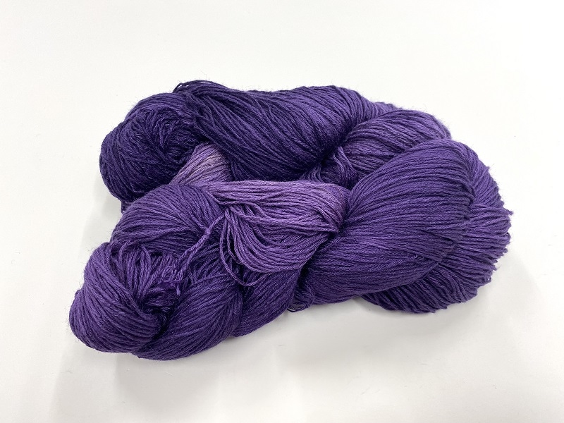 6/24 wild eri silk 100% origine Japan  color wild softer iris