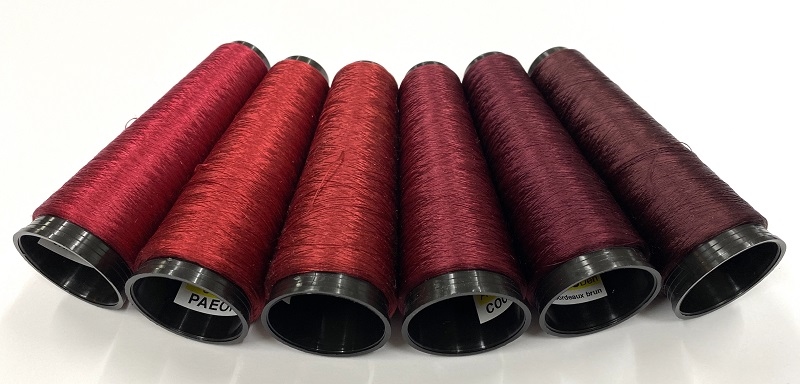 Argentia silk 225 den color   PRUNE redbrown