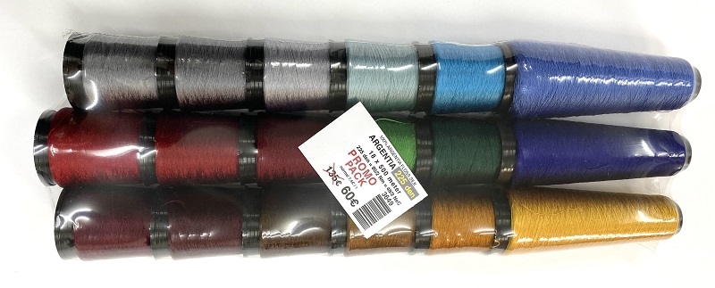 Argentia silk 225 den colors MULTI PROMOPACK 18 colors