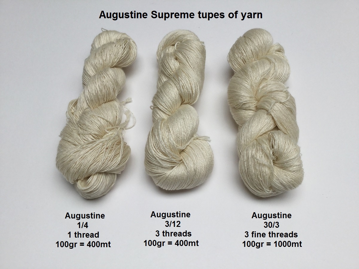 Augustine Supreme 12/3Nm  100 gram = 400 meter