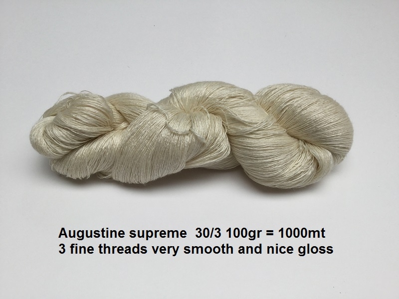 Augustine Supreme 30/3Nm  100 gram = 1000 meter