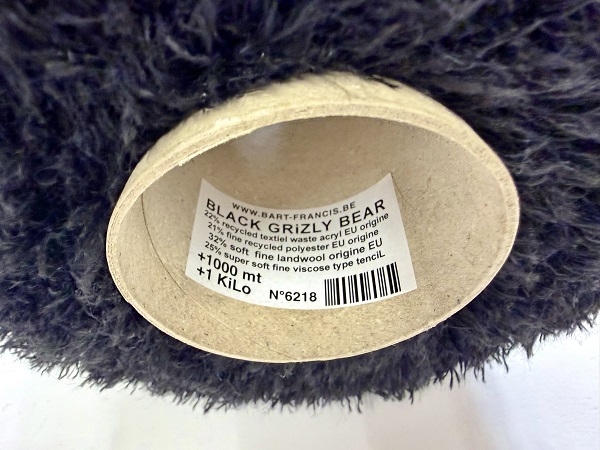 black grizly bear super fluffy