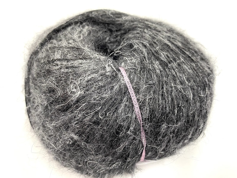 black MOMO linen mohair special soft touch