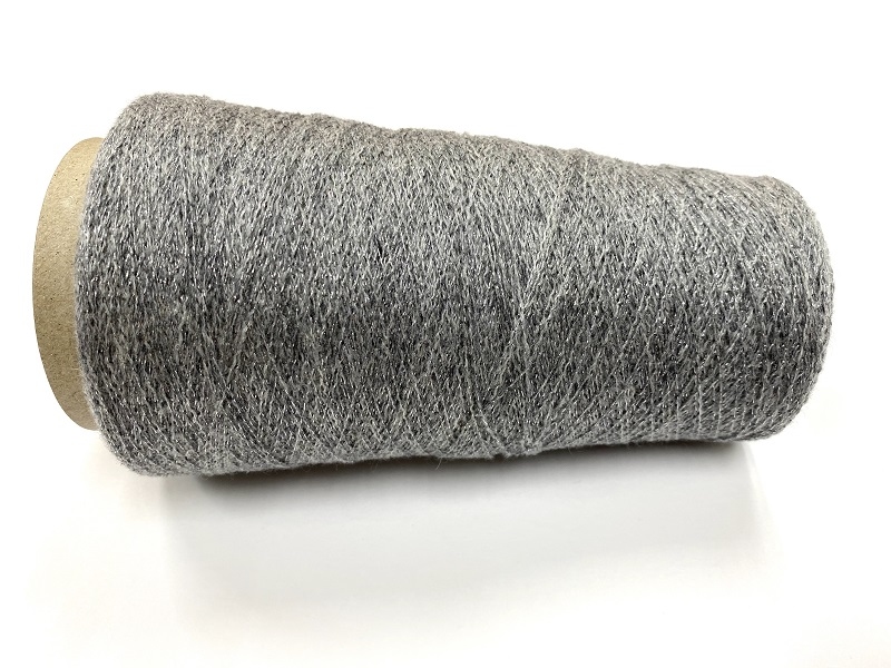 cashmere shetland blingbling Lace knit grey silverblinky