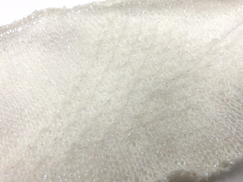 cashmere shetland blingbling Lace knit white bleublinky ice