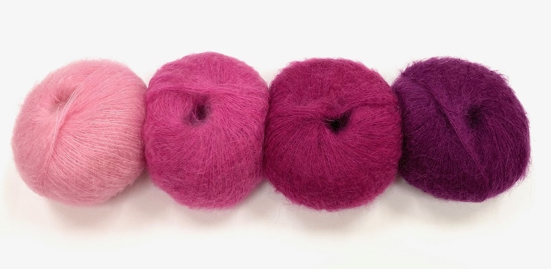 dirty children mohair super soft   APPLE BLOSSOM