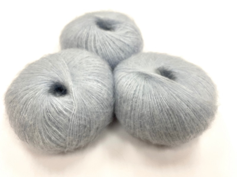 dirty children mohair super soft   WASHED BABY BLEU