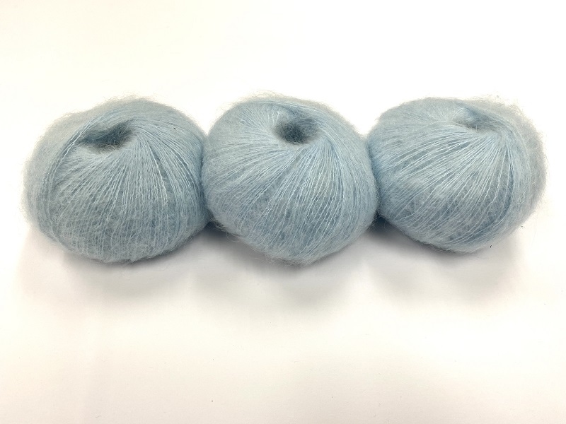 dirty children mohair super soft  color aquableu