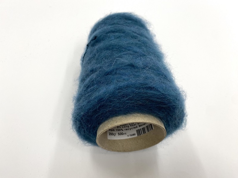 dirty mama mohair  +-1 kilo color special bleu tealish mix