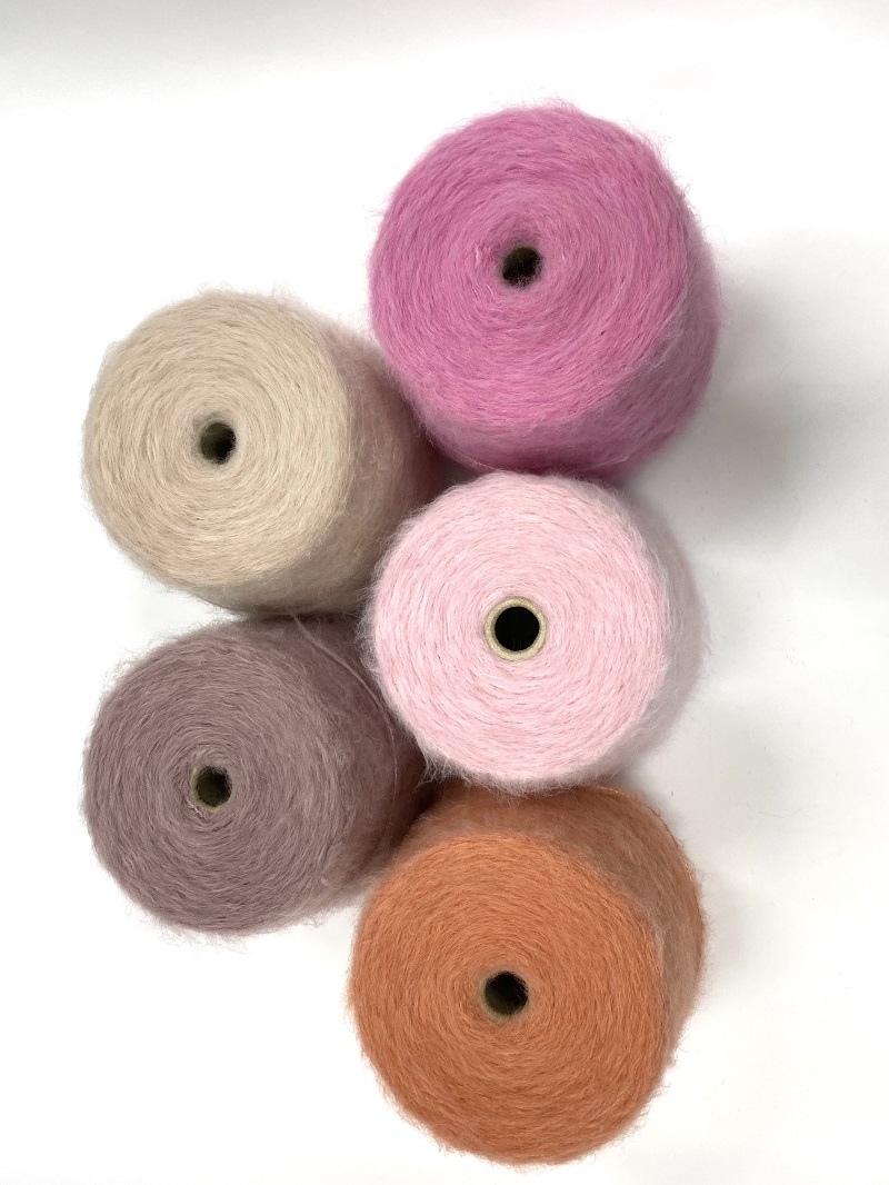 dirty mama mohair  200gram color old queen rose