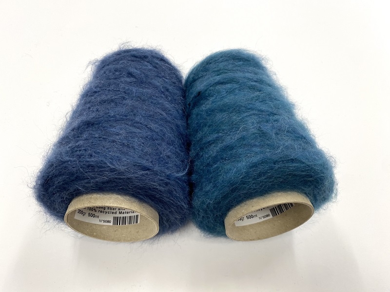dirty mama mohair  200gram color special bleu tealish mix
