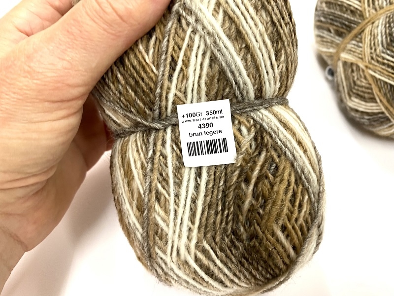 Easy Wool color fading color brun legere