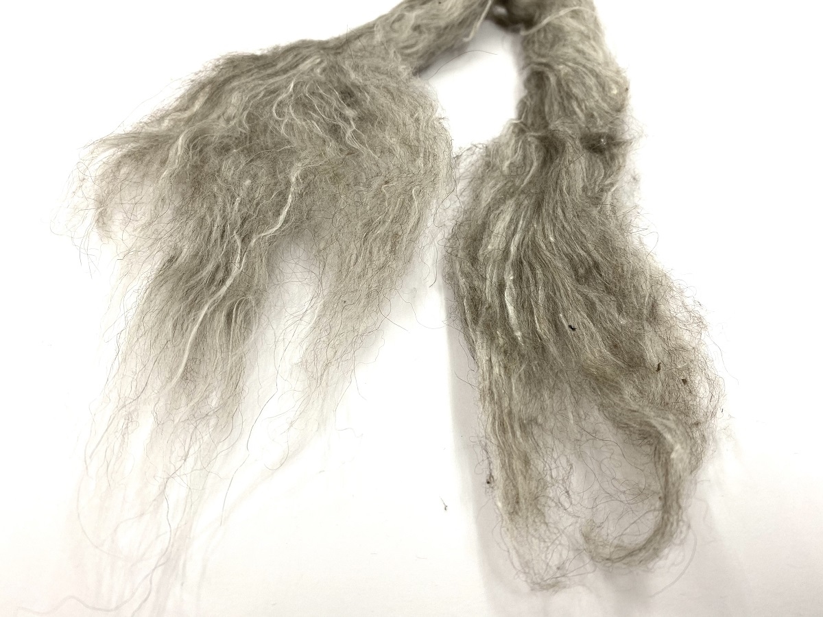 russian silk qiviut melange of 14 to 16 micron qiviut