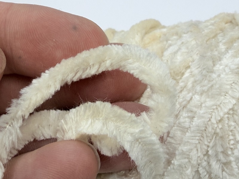 Fat super soft high glossy silk chenille