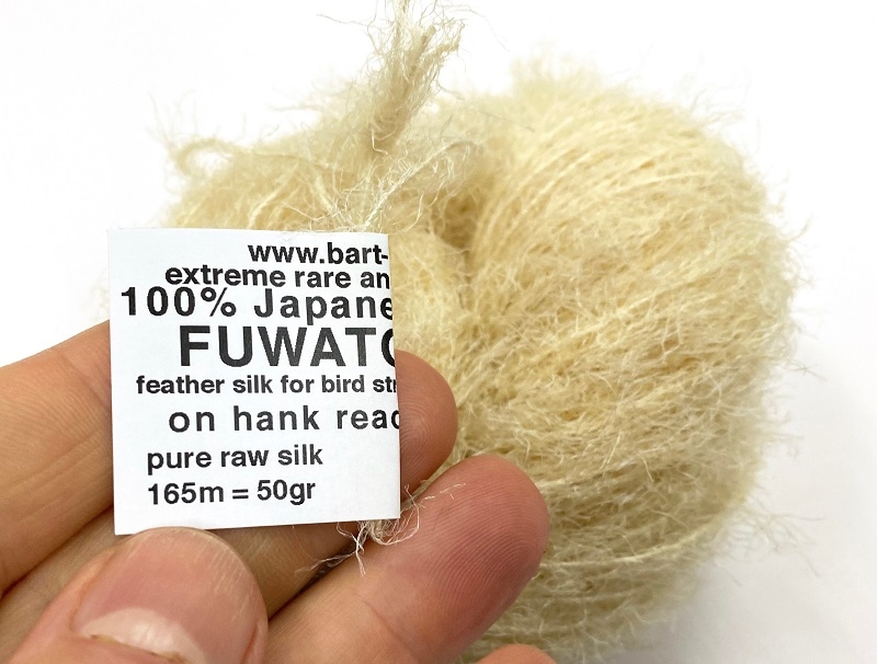 fuwatori  pure natural japanese silk in hank ready to dye