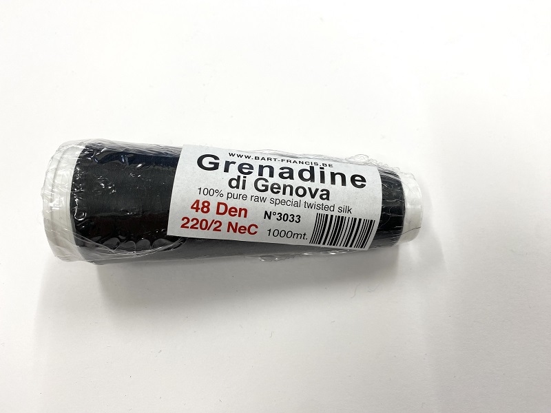 Grenadine Silk Black  1000 m  48 Den  = 220/2 Nec