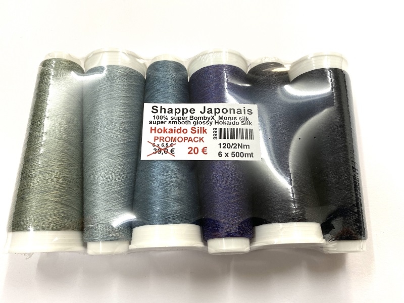 Hokaido silk  6 colors promopack winter colors