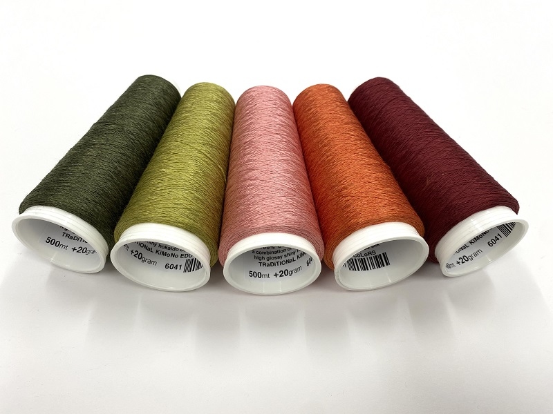 hokaido silk 30 multi  special edo spring festival green