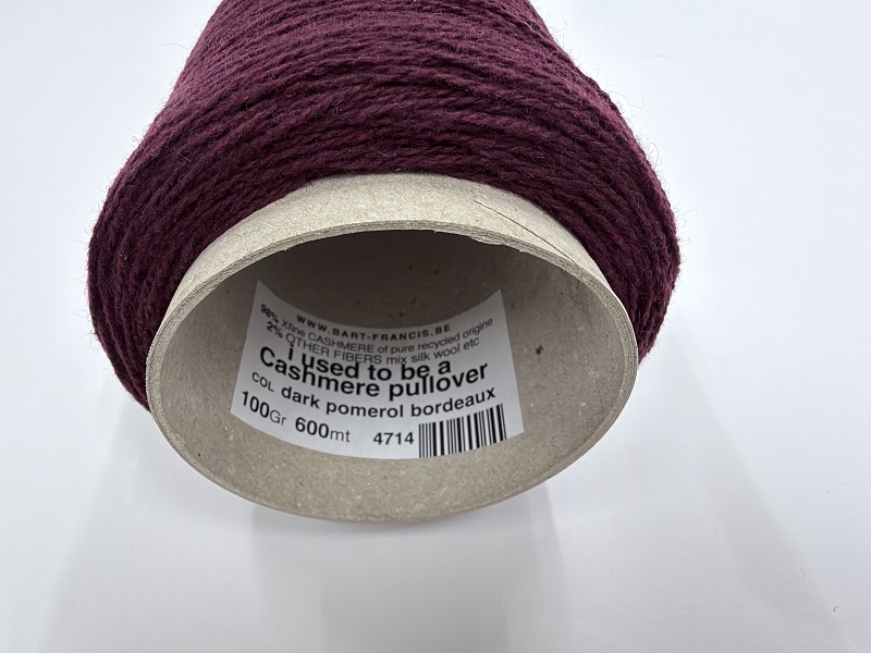 i used to be a cashmere pullover  dark pomerol bordeaux