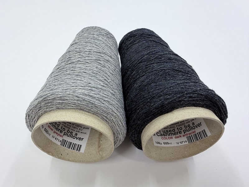 i used to be a cashmere pullover  duo grey  & antraciet