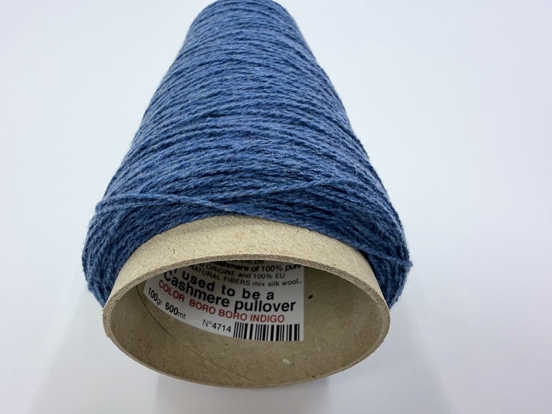 i used to be a cashmere pullover  duo indigo & sexy marine dark bleu
