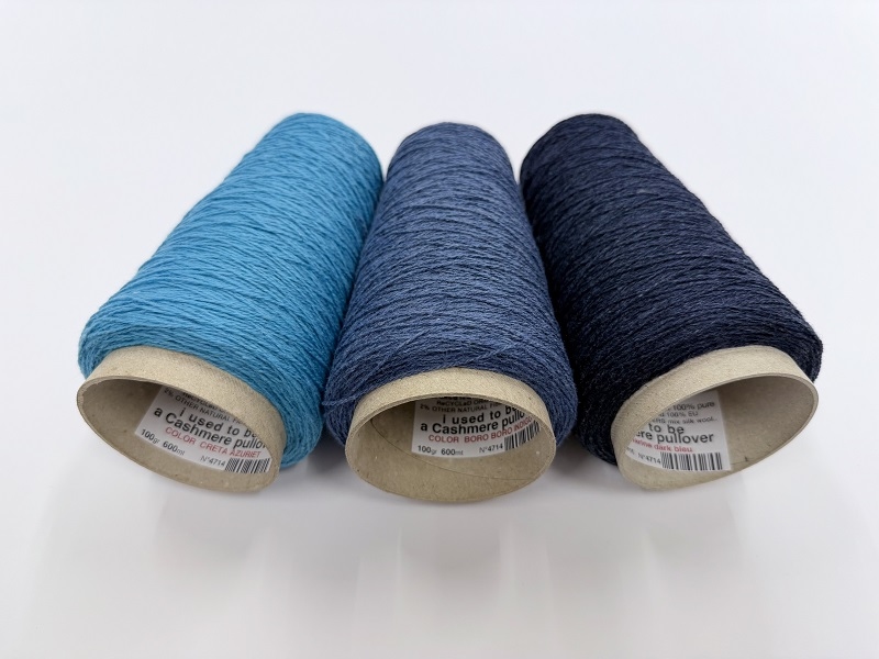 i used to be a cashmere pullover  les 3 azur bleu marine