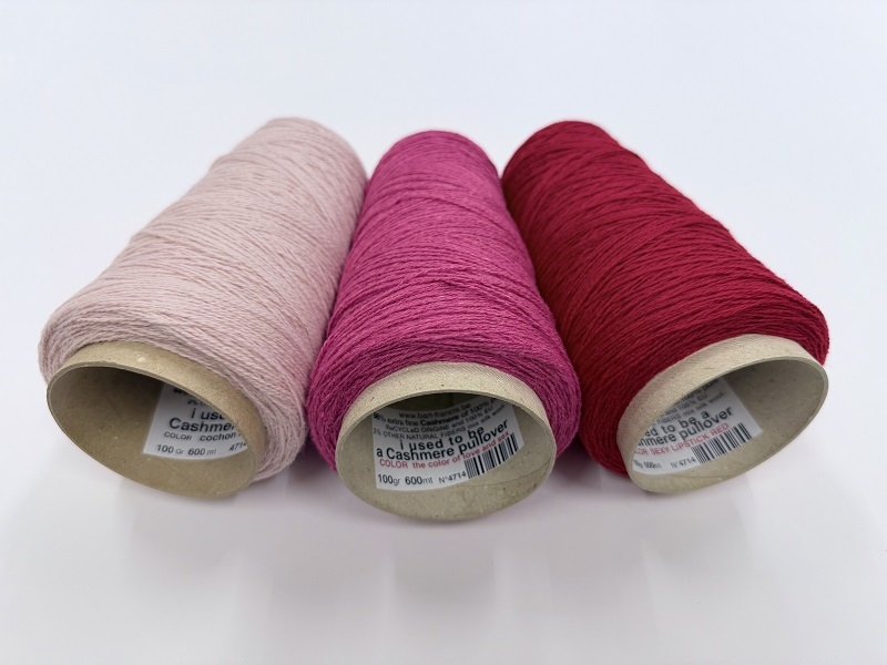 i used to be a cashmere pullover  les 3 rose fuxi rouge