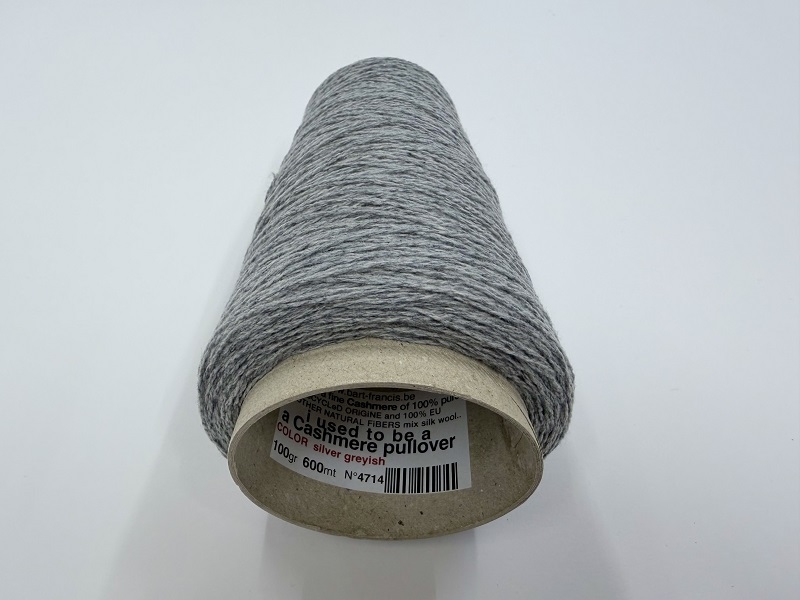 i used to be a cashmere pullover  silver greyis
