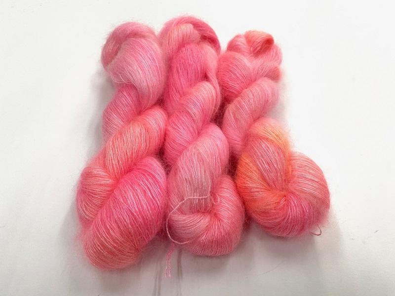 Kid silk Mohair new color cochon de barbie
