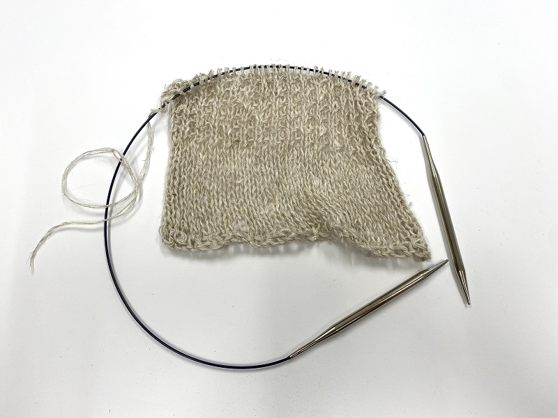 lin SeaWeed super knit avec des colorations des fibres possible tres legere