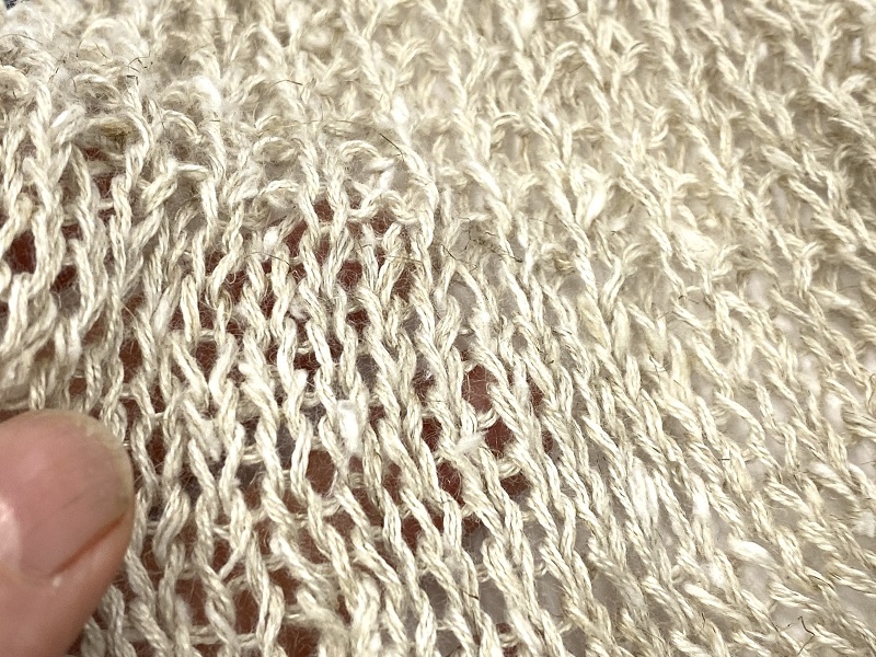 lin SeaWeed super knit avec des colorations des fibres possible tres legere