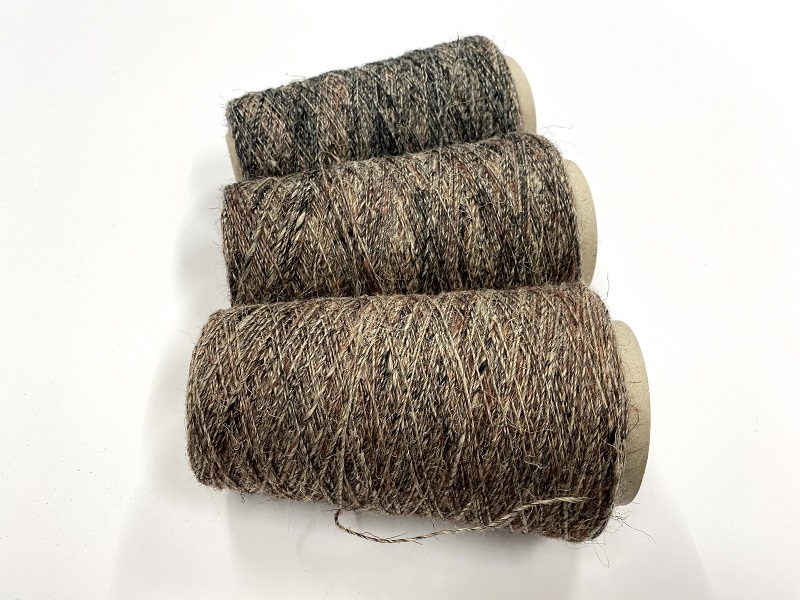 lino flandrica FAT LACE tricot special color roze brown trend color 2027