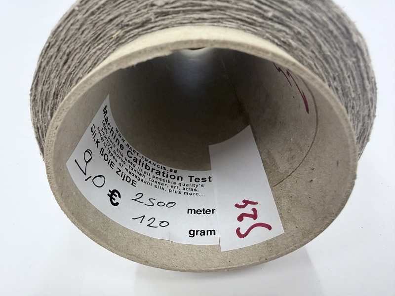machine calbration test pure silk  120gram   2500met
