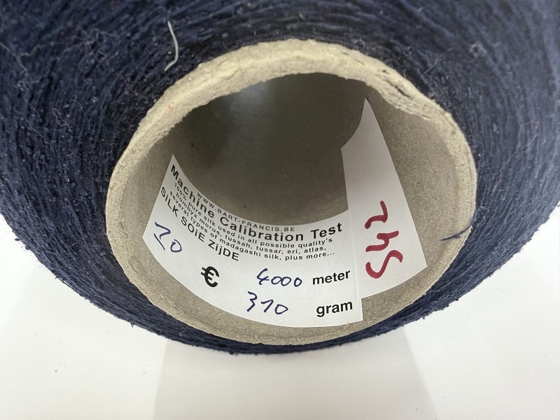 machine calbration test pure silk  310gram   4000met
