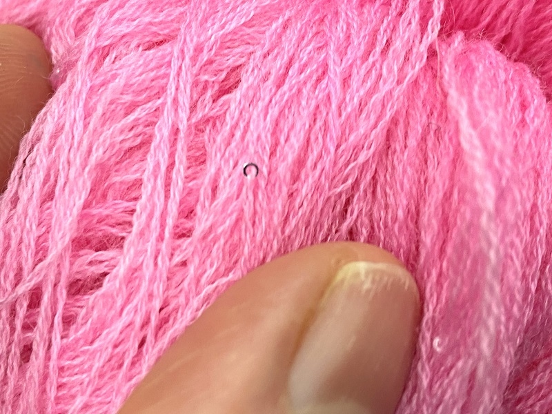 merino super soft emperatrice paillettes col floral pink