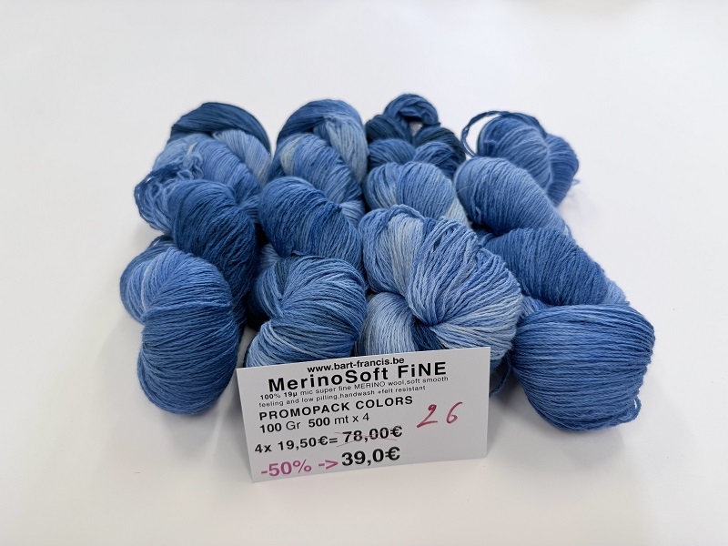 MerinoSoft FiNE PROMO -50%  vermindering