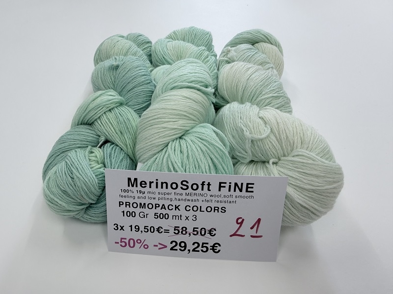 MerinoSoft FiNE PROMO -50%  vermindering